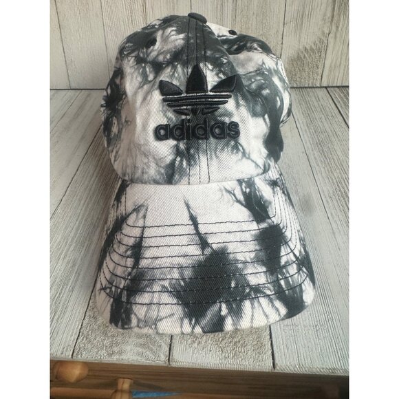 Hat Adidas Tie-Dye Cotton Cap Adjustable Strapback - Picture 1 of 6